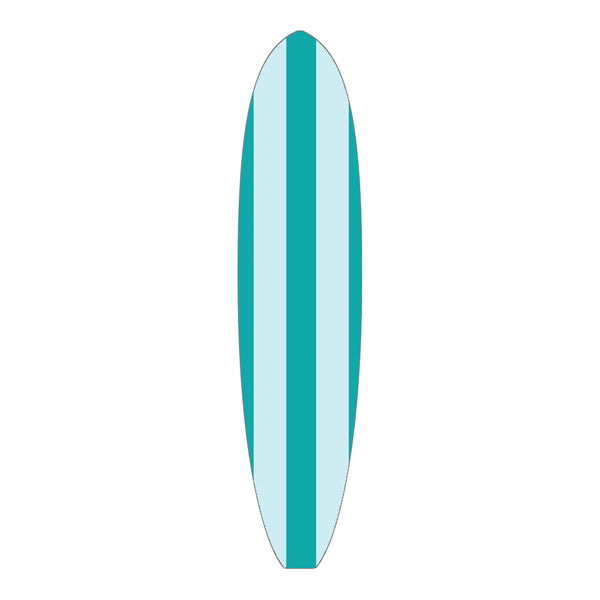 Teal Stripe Mini Mal