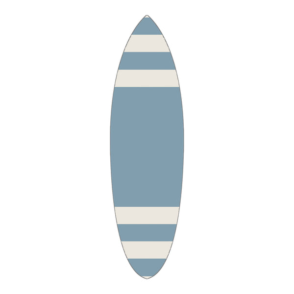 Cream/Blue Stripe The Madam
