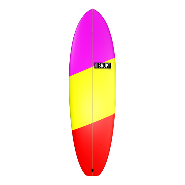 Fluro Retro Single Fin