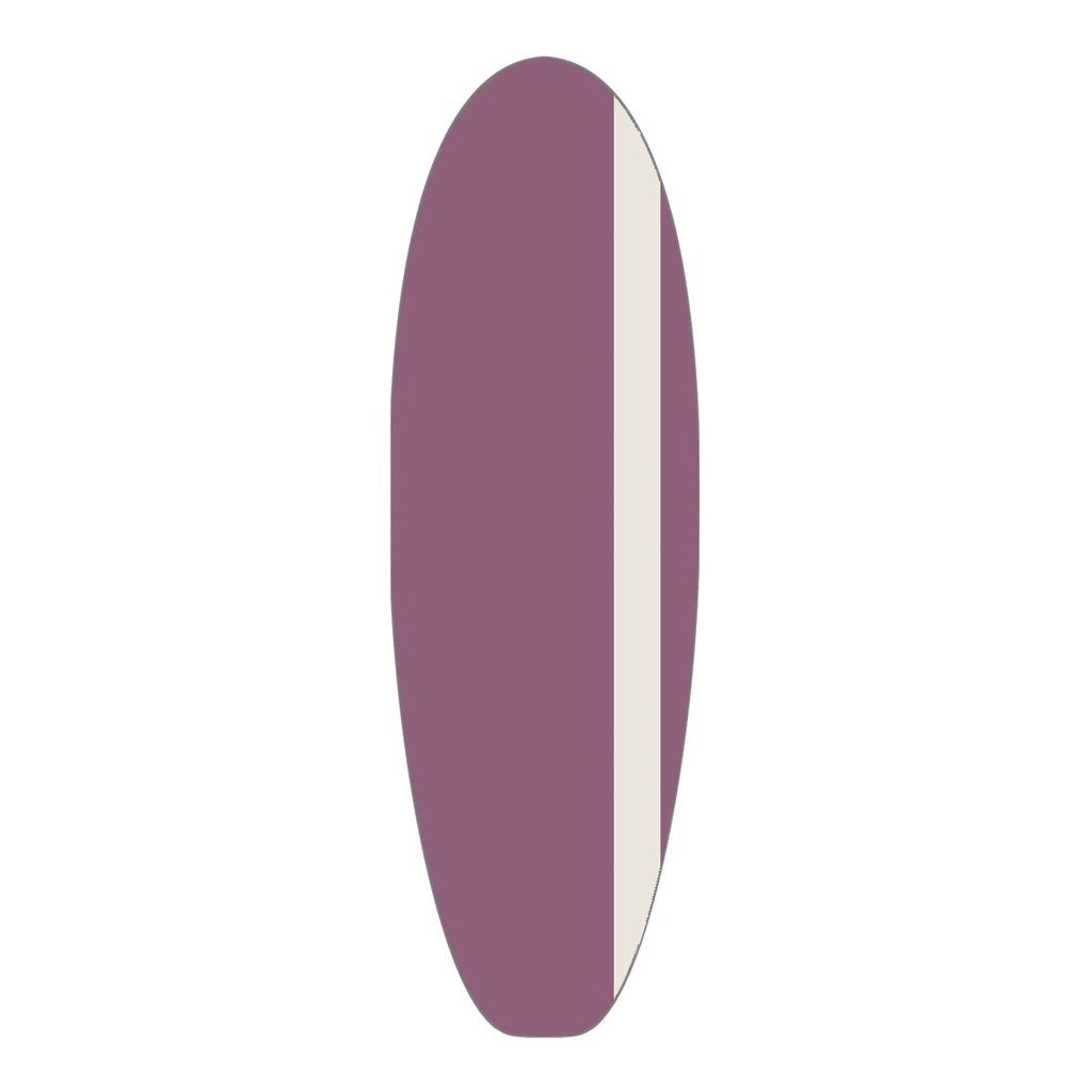 Cream/Purple Side Stripe Stubster