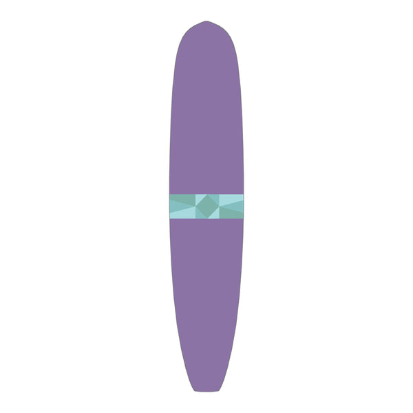 Teal Triangles NoseRider