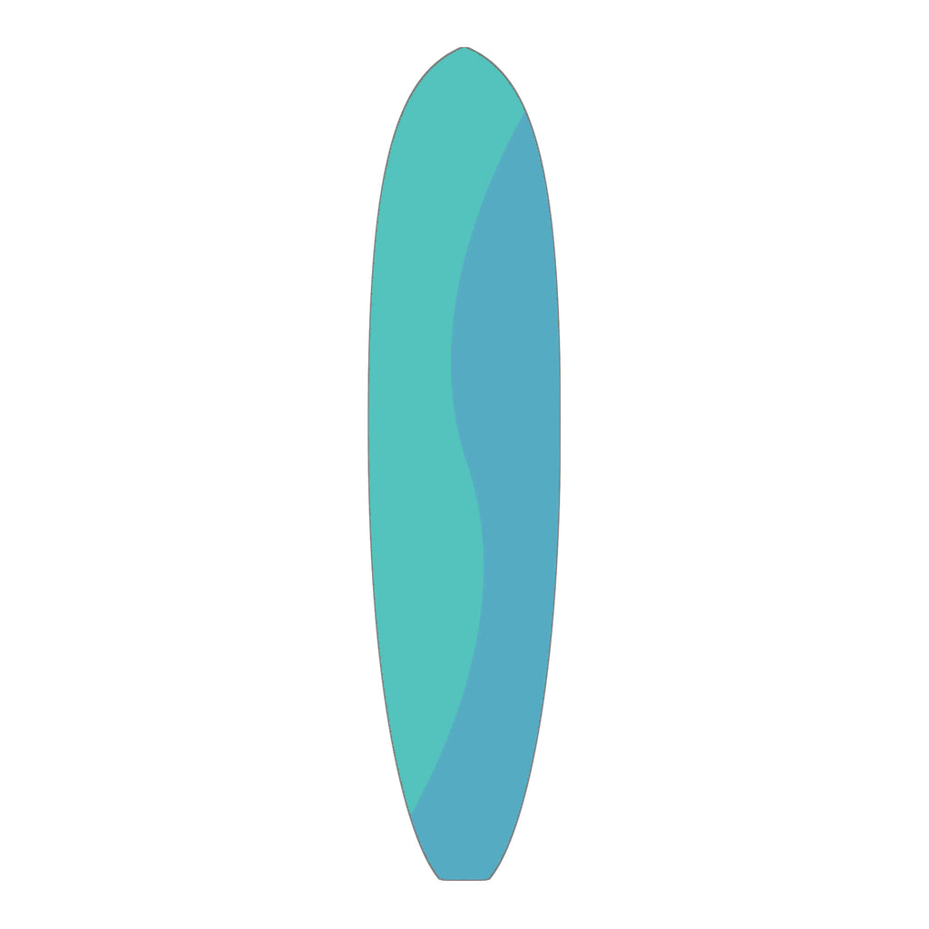 Blue Teal Swirl Mini Mal