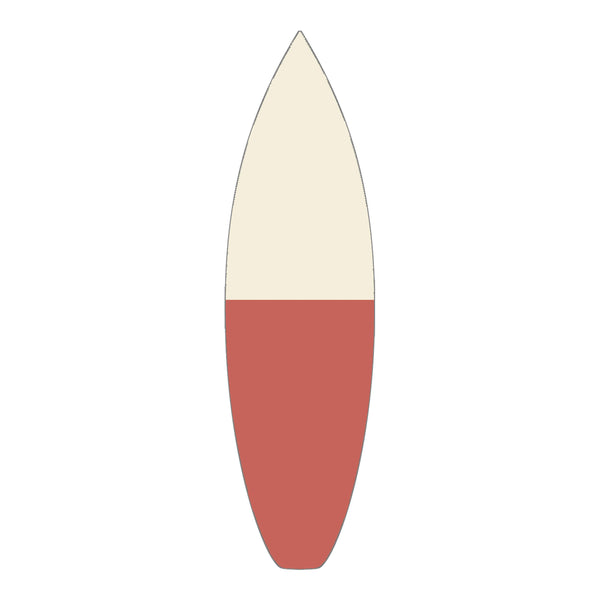 Cream/Red Half Cloud