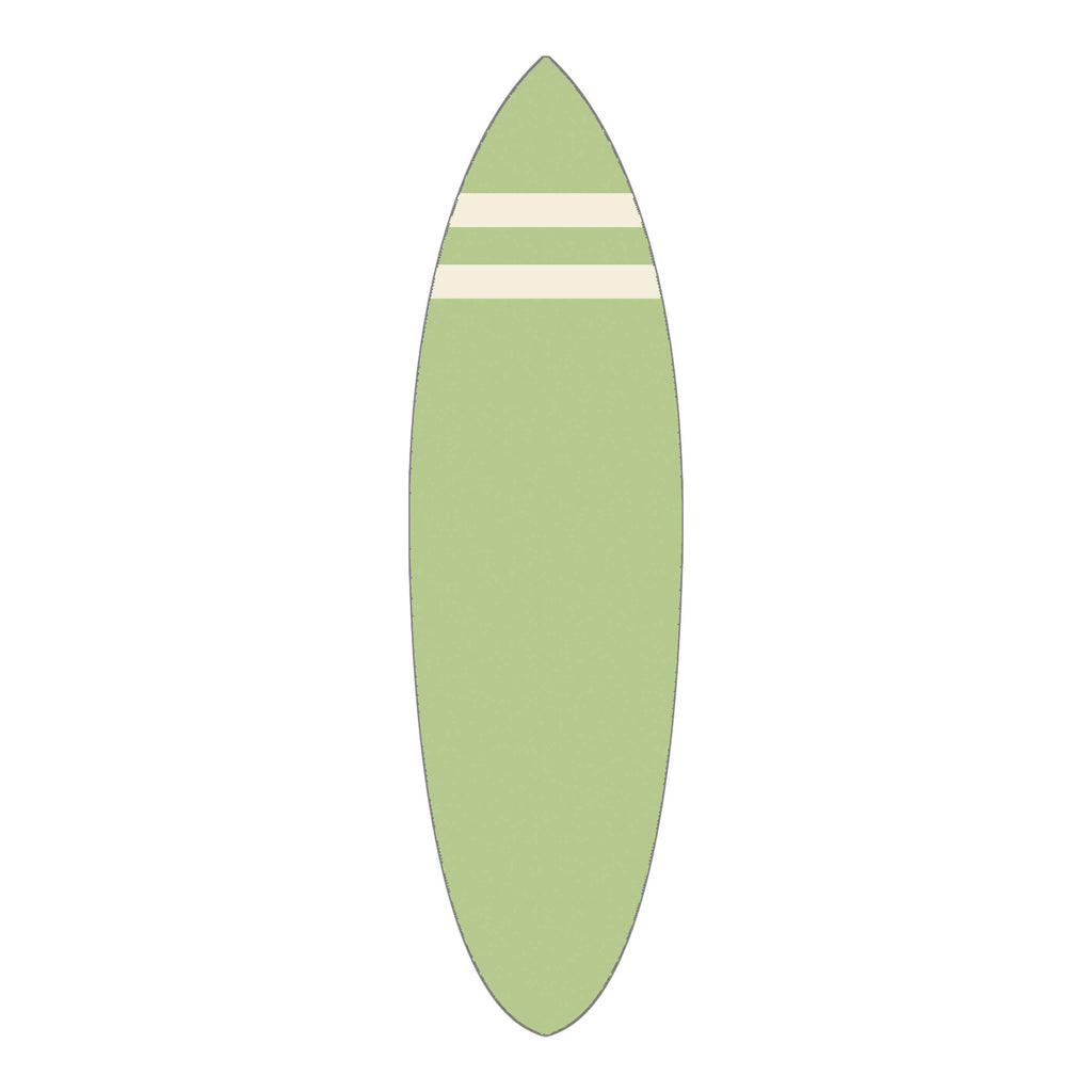 Cream/Green Stripe The Madam