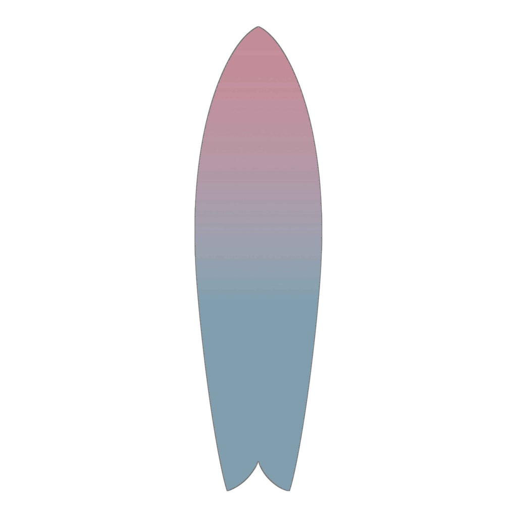 Sunset Gradient Retro Fish