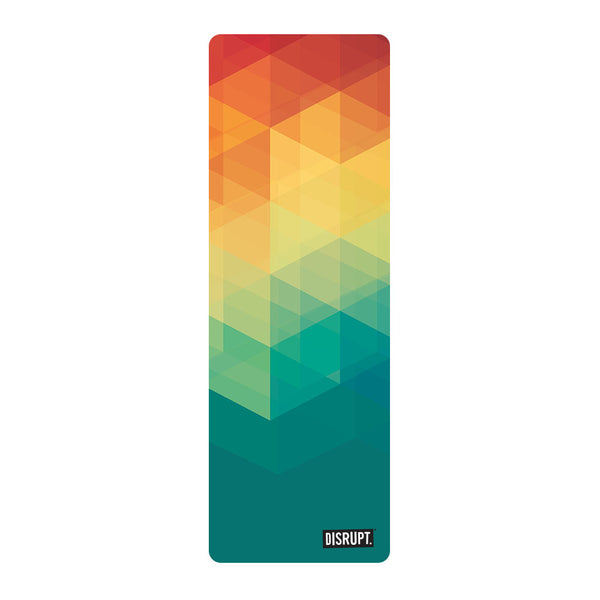 Vibrant Geometry Yoga Mat