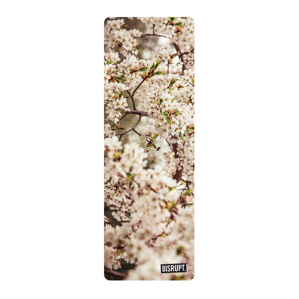 White Floral Yoga Mat
