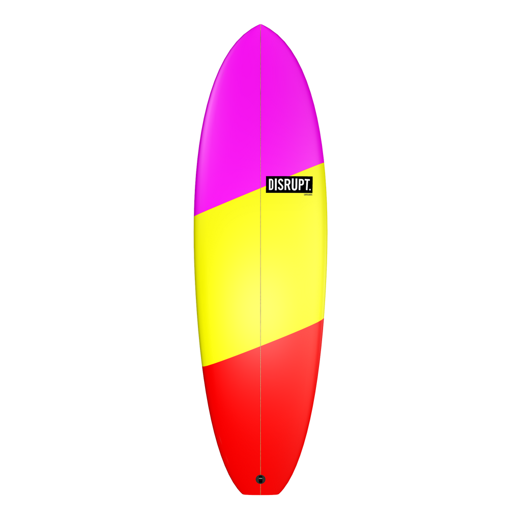 Fluro Retro Single Fin